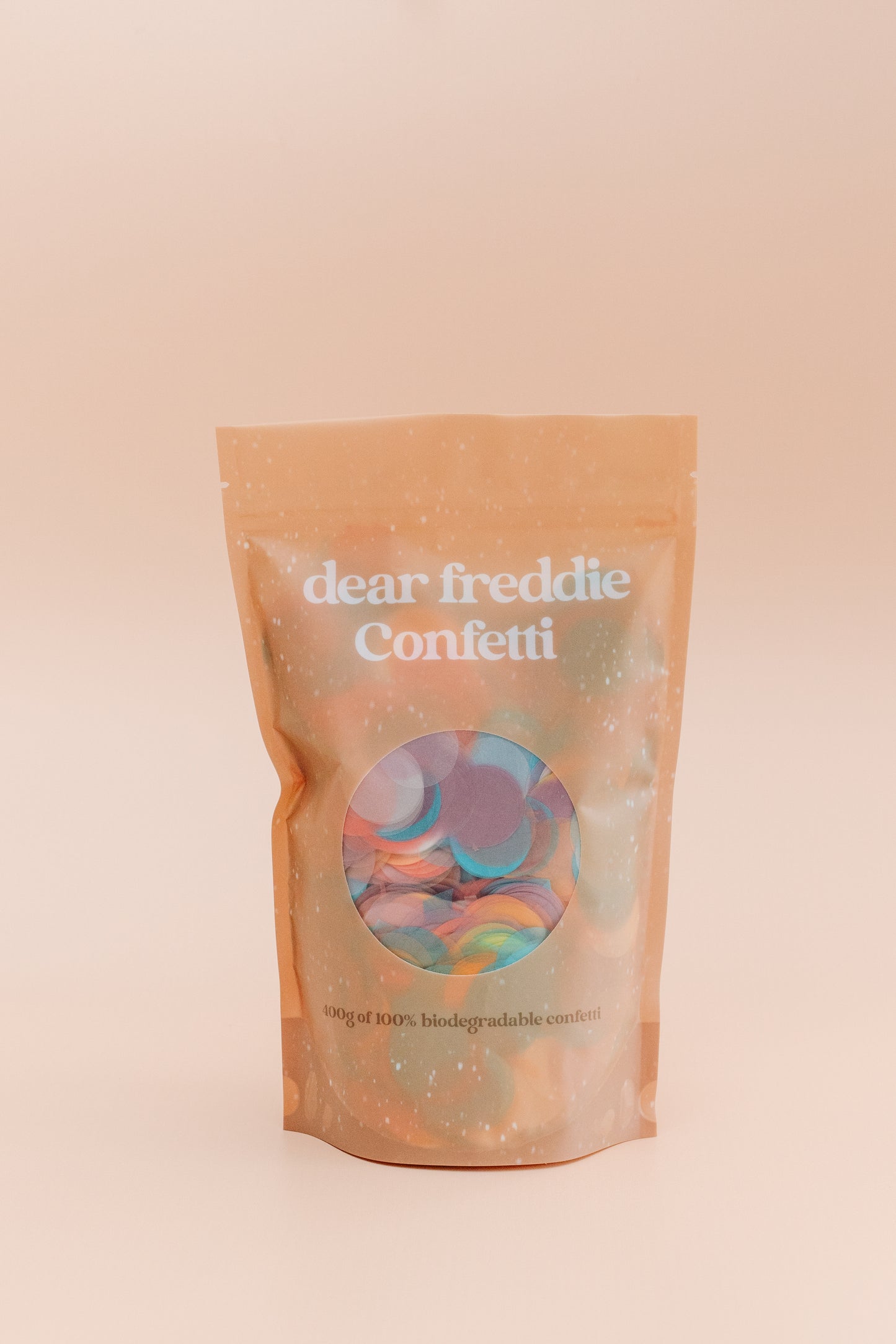 Our multicoloured biodegradable confetti